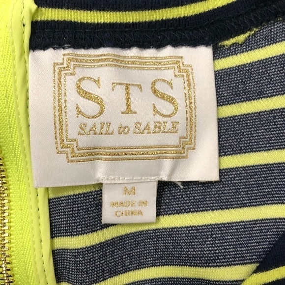 Sail to Sable Striped Dress, Medium - Picture 6 of 7